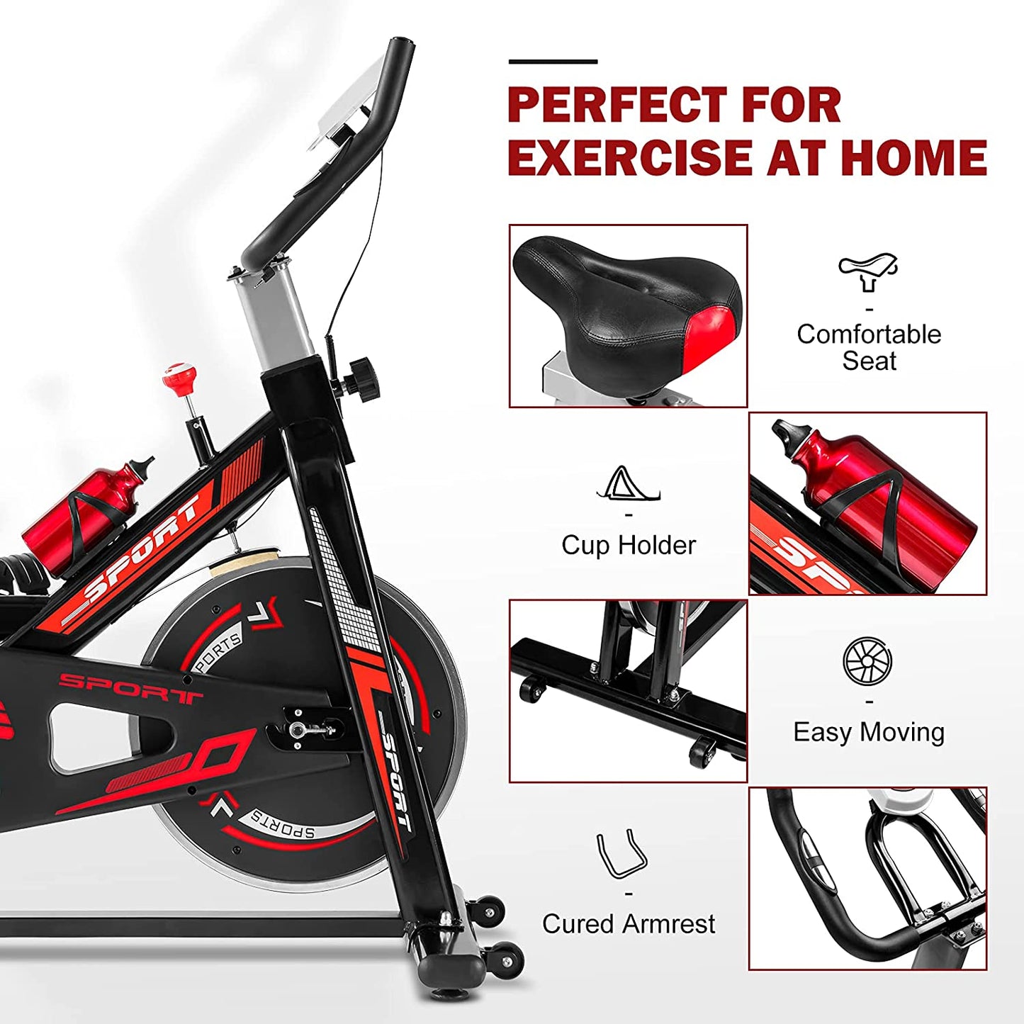 Bicicleta Estatica Spinning Gimnasio Fitness Pro