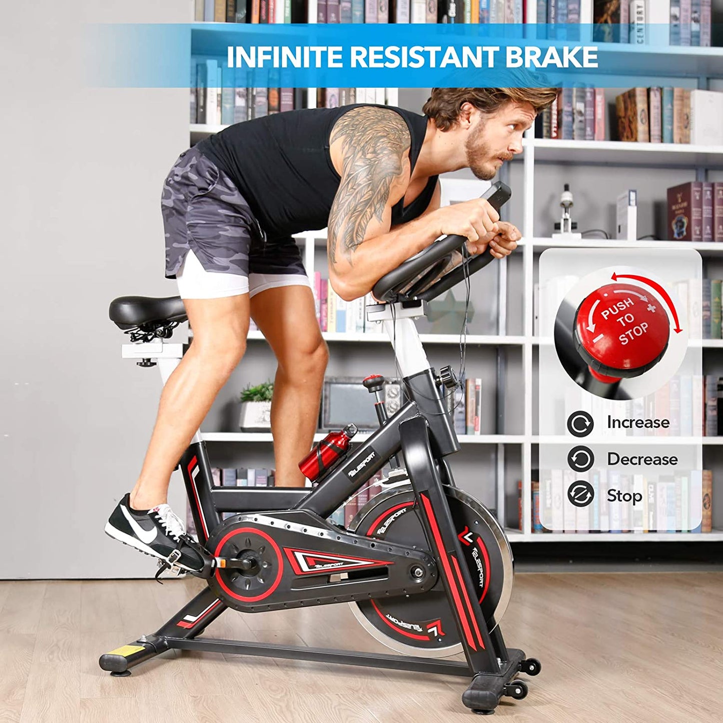 Bicicleta Estatica Spinning Gimnasio Fitness Pro