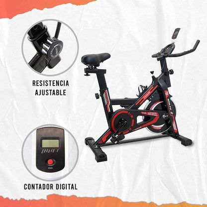 Bicicleta Estatica Spinning Gimnasio Fitness Pro